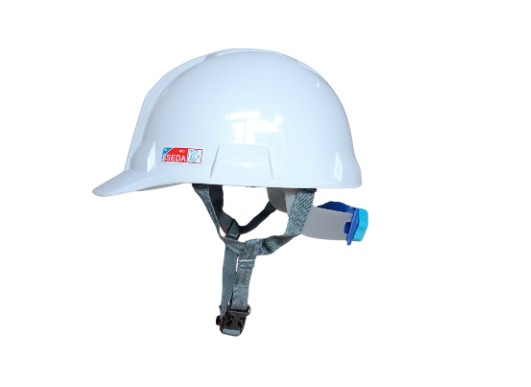 Mũ bảo hộ lao động SSEDA mặt vuông màu trắng